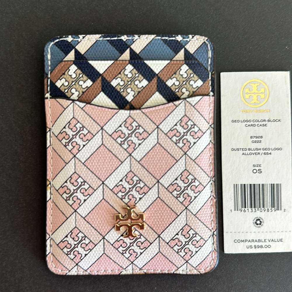 Tory Burch Geo Color Block Card Case - image 6